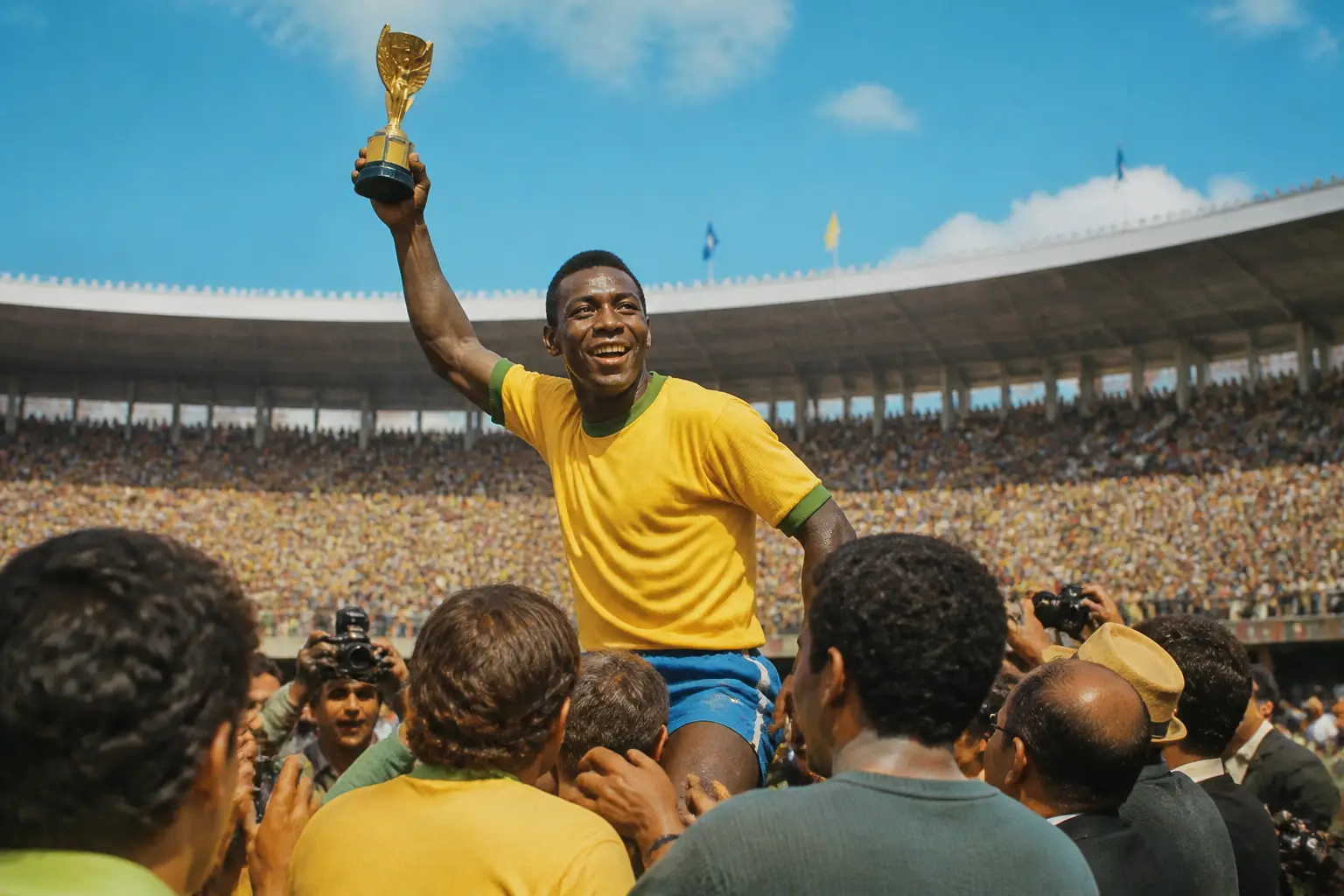 Em qual ano Pelé conquistou sua terceira Copa do Mundo pelo Brasil?