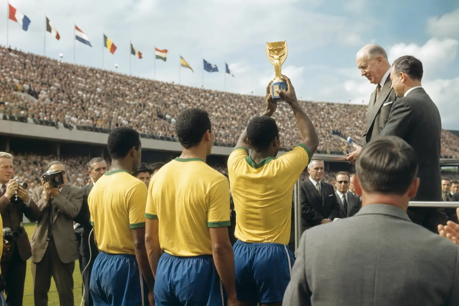 Em qual ano o Brasil venceu sua primeira Copa do Mundo?