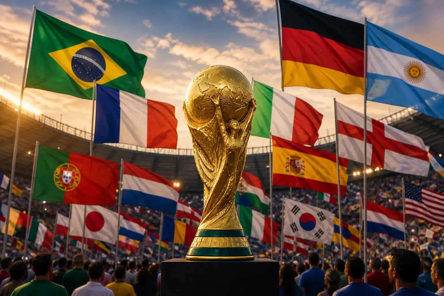 Qual seleção é recordista de títulos da Copa do Mundo?
